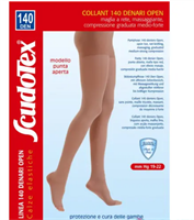 Колготки ScudoTex арт.593 (1 класс, Открытый мыс, Стандартная, Лечебный) 593